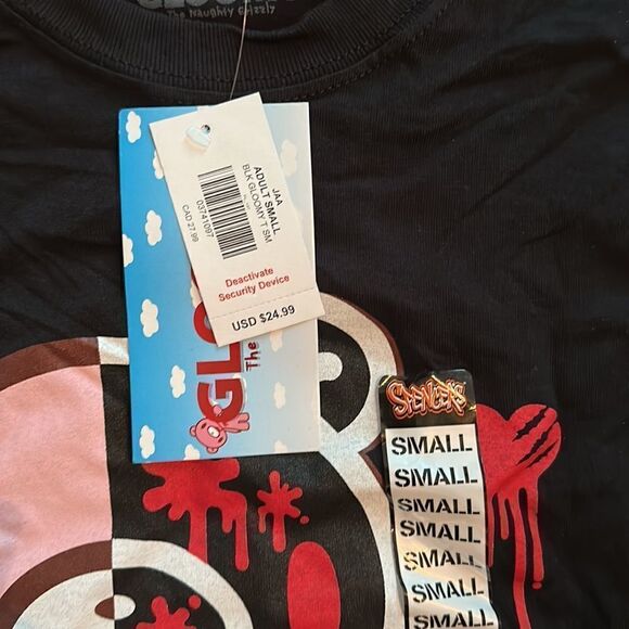 Gloomy the Naughty Grizzly Spencer’s Men’s Shirt Small S NWT - Picture 2 of 3